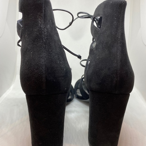 Saint Laurent Black Suede Gladiator Sandal - Picture 5 of 6